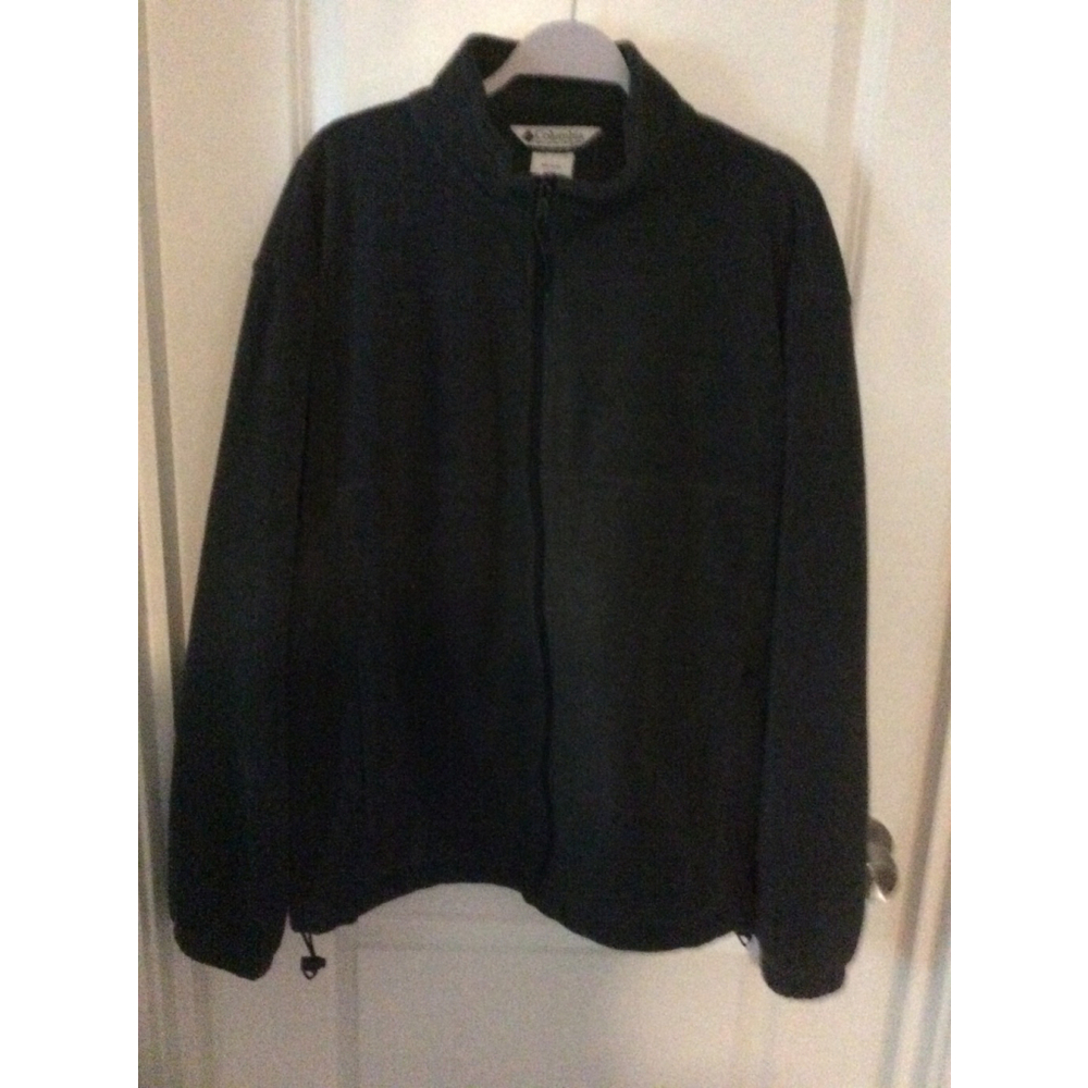 Men's Columbia Charcoal Grey XL Fleece Lightweight Jacket